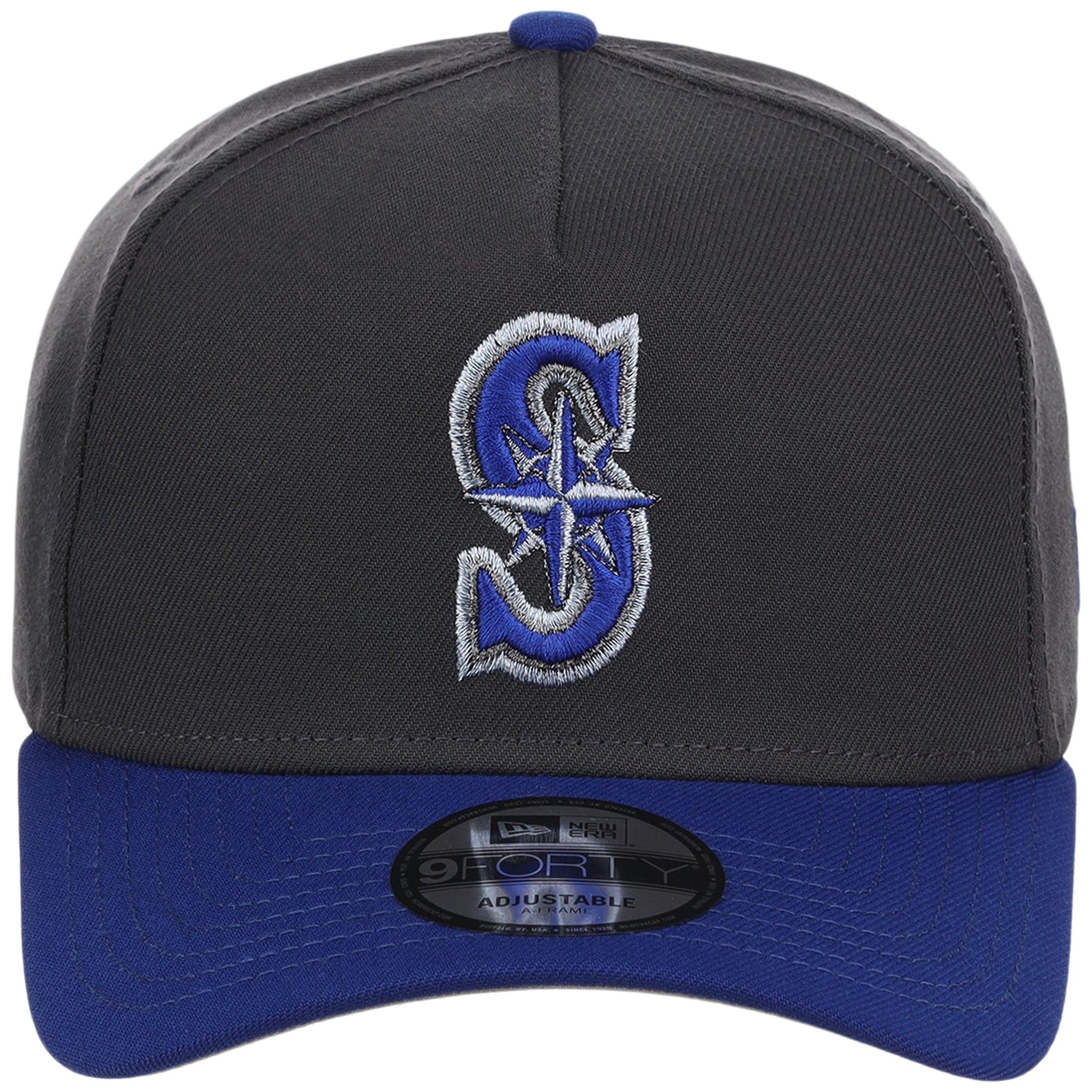 Seattle Mariners MLB Graphite x Royal FASHION CORE New Era 9FORTY A-Frame