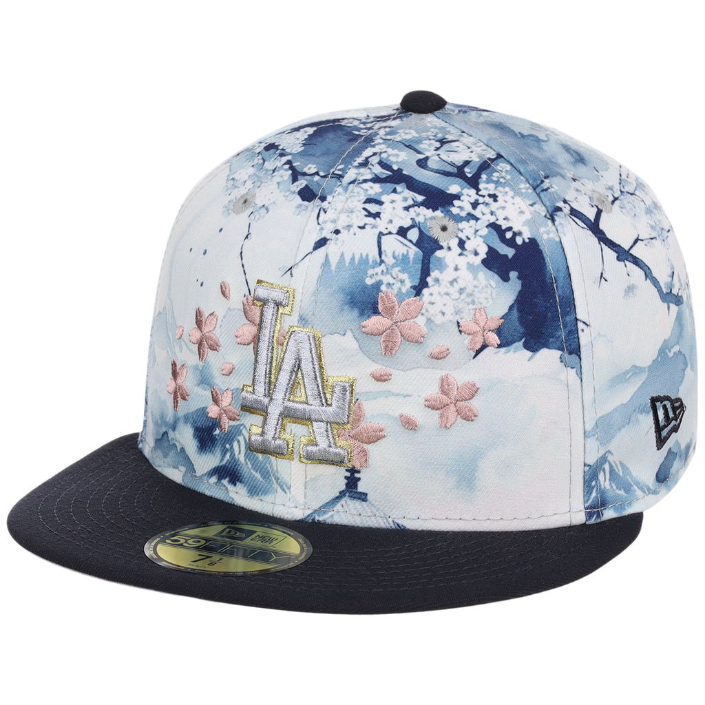 Los Angeles Dodgers Pacific Canvas New Era 59FIFTY (Multi/Dark Royal)