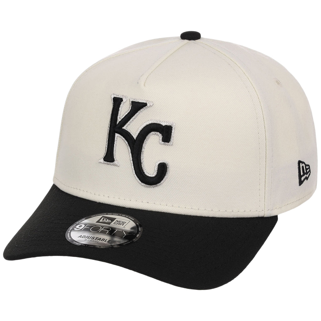 Kansas City Royals MLB Chrome x Black FASHION CORE New Era 9FORTY A-Frame