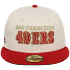 San Francisco 49ers NFL Chrome OTC New Era 59FIFTY
