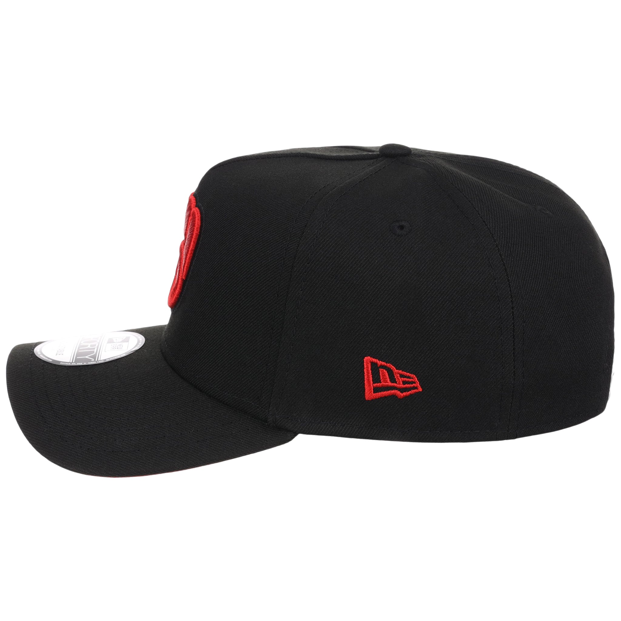 Milwaukee Brewers MLB Black x Red FASHION CORE New Era 9FORTY A-Frame