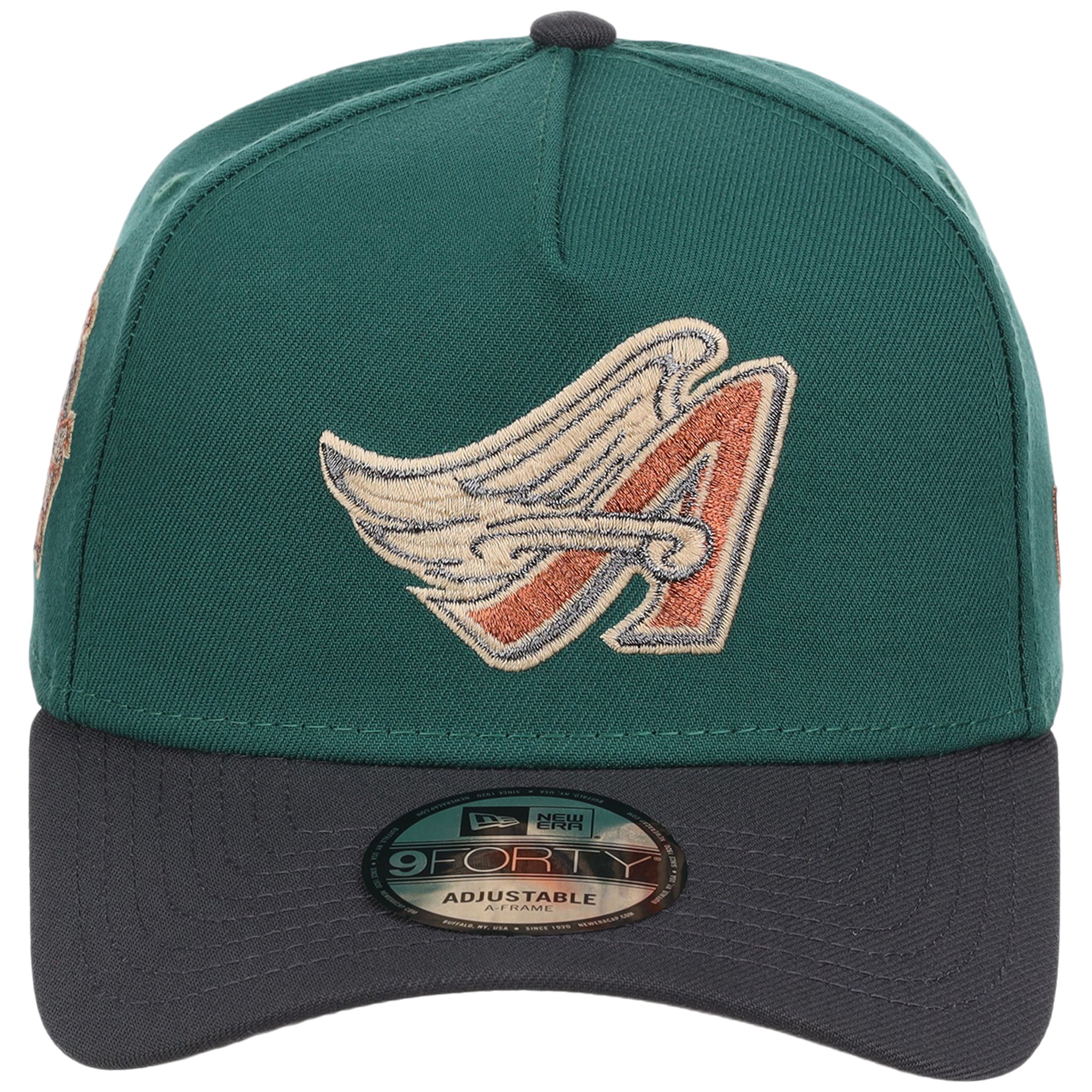 Anaheim Angels MLB Emerald Graphite New Era 9FORTY