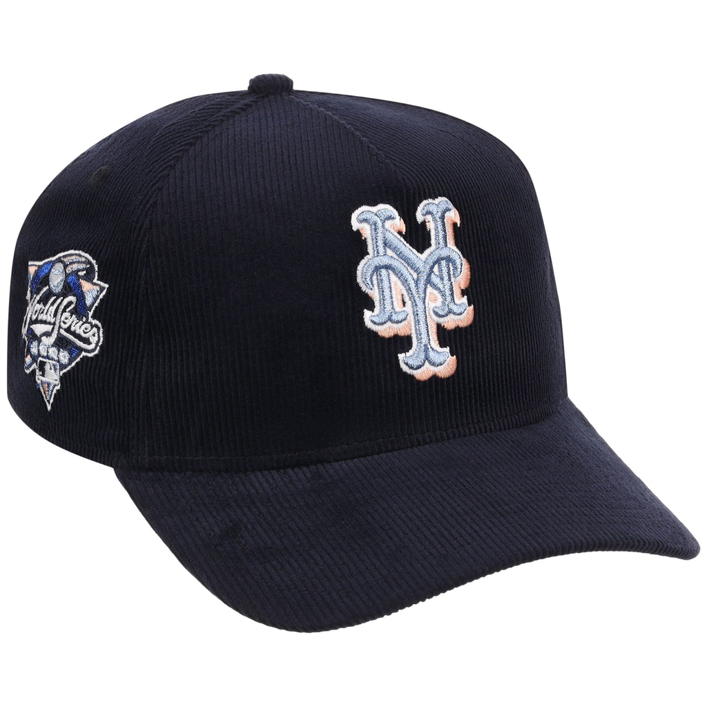 New York Mets MLB Peach Ice Navy Cord New Era 9FORTY A-Frame – 1