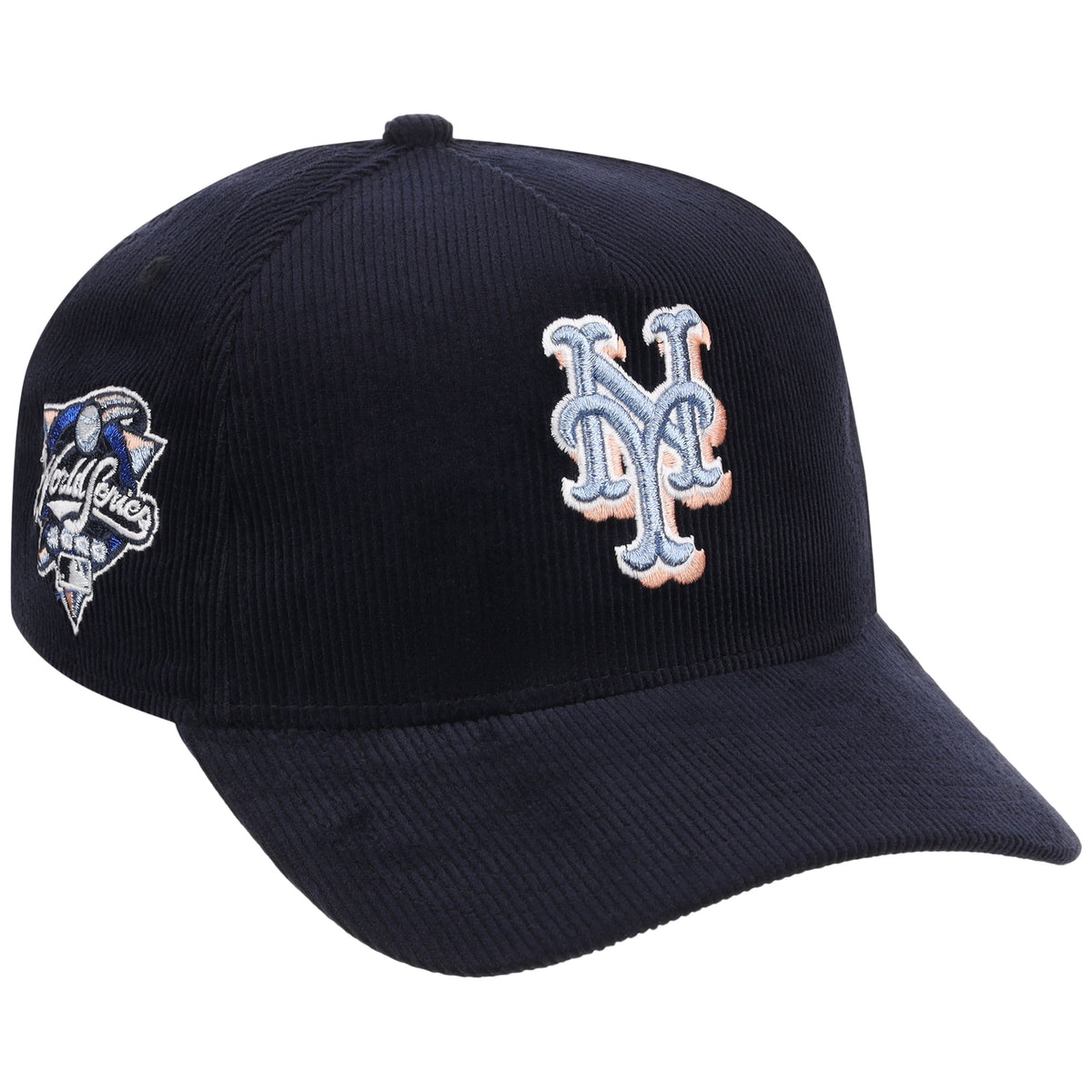 New York Mets MLB Peach Ice Navy Cord New Era 9FORTY A-Frame – 1