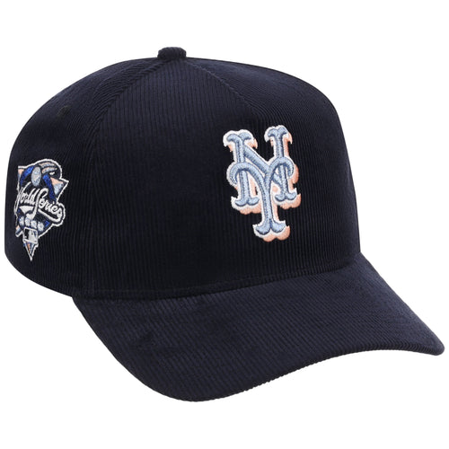 New York Mets MLB Peach Ice Navy Cord New Era 9FORTY A-Frame
