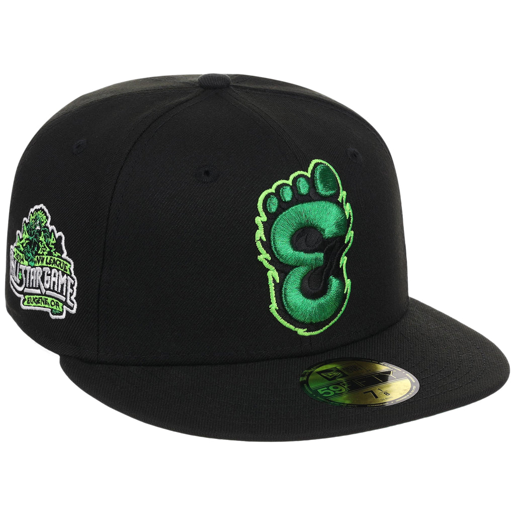 Eugene Emeralds MiLB Black Dome New Era 59FIFTY
