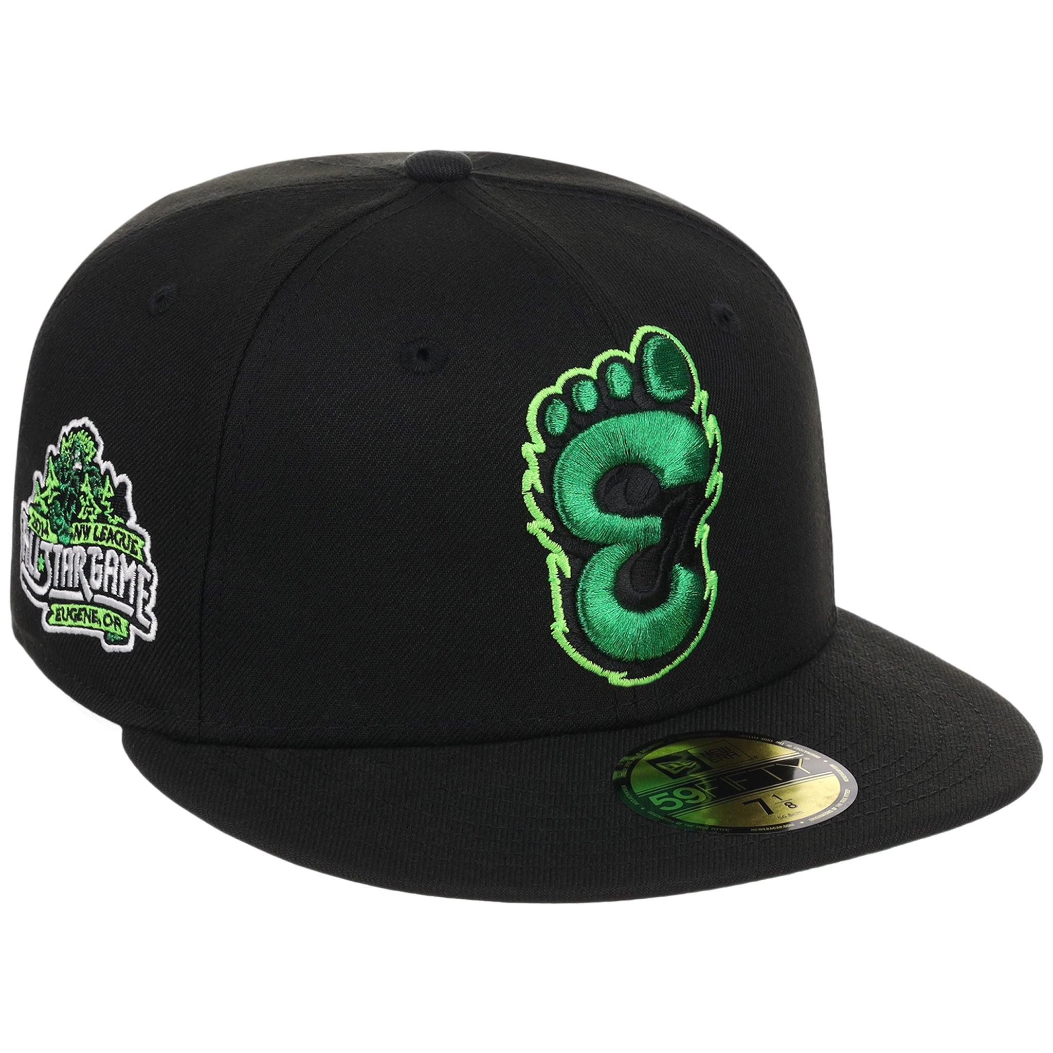 Eugene Emeralds MiLB Black Dome New Era 59FIFTY