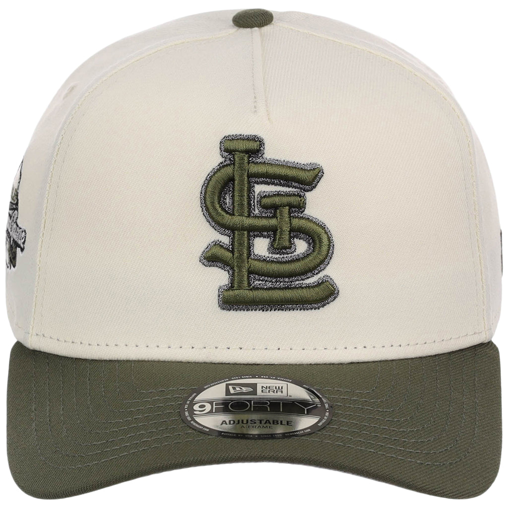 St. Louis Cardinals MLB Chrome Olive New Era 9FORTY