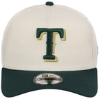 Texas Rangers MLB Chrome x Dark Green FASHION CORE New Era 9FORTY A-Frame