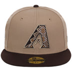 Arizona Diamondbacks Phoenix Crown the City New Era 59FIFTY (Camel/Dark Brown)