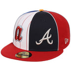 Atlanta Braves Quavo Georgia Pack Collection - New Era 59FIFTY "Pinwheel" (Multi/Red)
