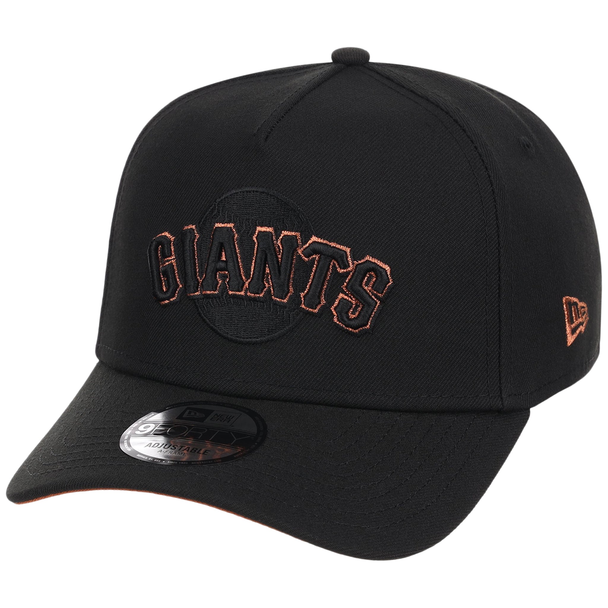 San Francisco Giants MLB Black x Rust FASHION CORE New Era 9FORTY A-Frame