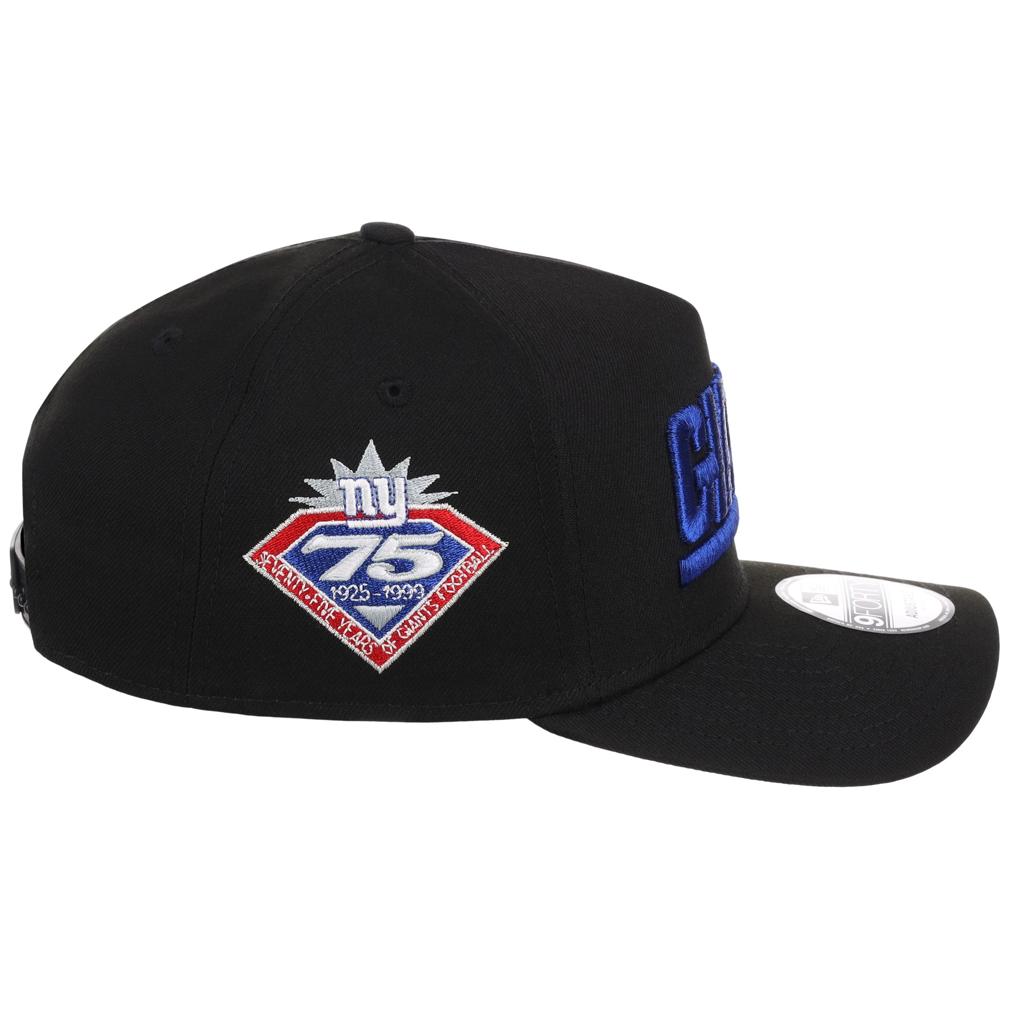 New York Giants NFL Black Dome New Era 9FORTY A-Frame