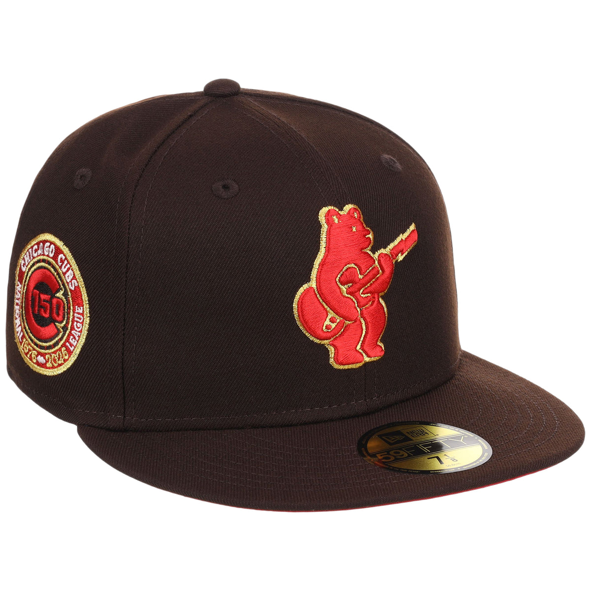 Chicago Cubs MLB Burnt Wood x Red New Era 59FIFTY