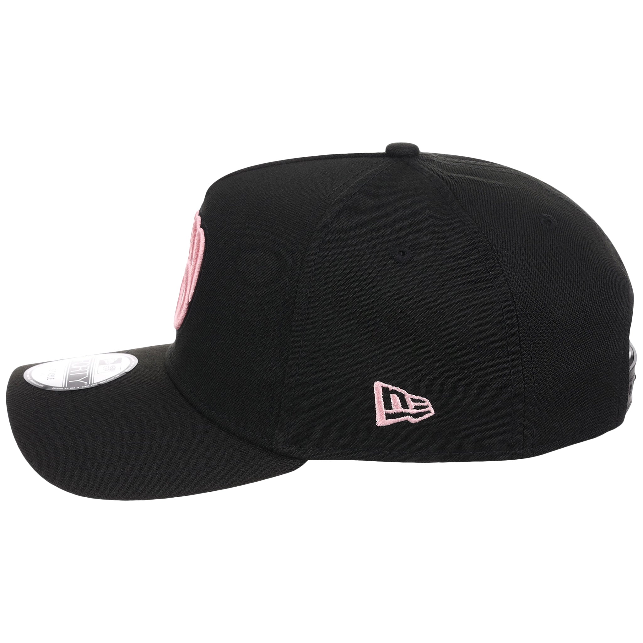 Milwaukee Brewers MLB Black x Pink FASHION CORE New Era 9FORTY A-Frame