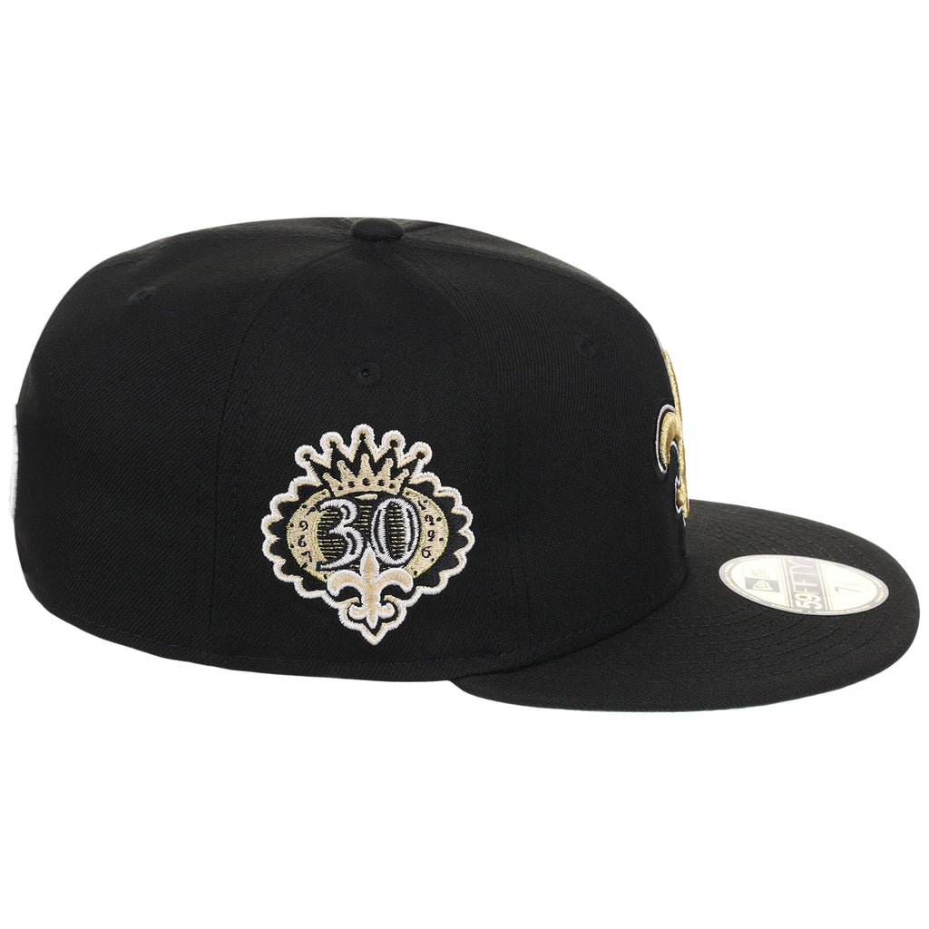 New Orleans Saints NFL Black Dome New Era 59FIFTY