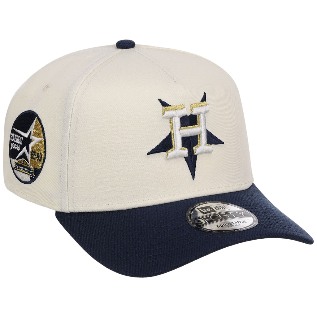 Houston Astros MLB Flipmode 2.0 New Era 9FORTY A-Frame (Chrome/Navy/Gray)