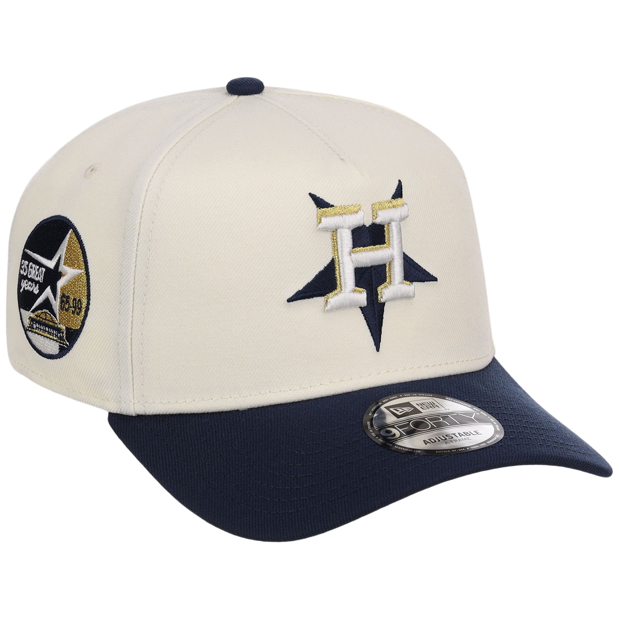 Houston Astros MLB Flipmode 2.0 New Era 9FORTY A-Frame (Chrome/Navy/Gray)