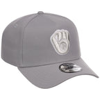 Milwaukee Brewers MLB Gray x White FASHION CORE New Era 9FORTY A-Frame