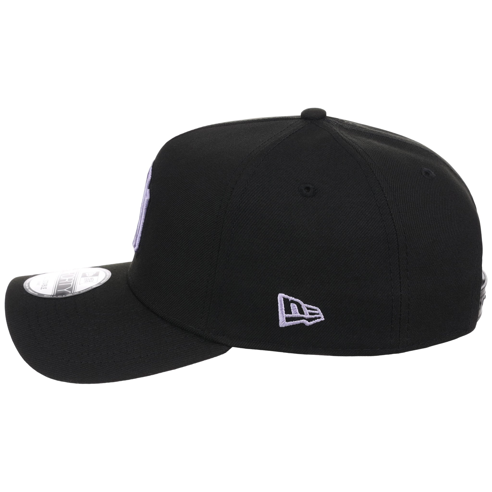 New York Yankees MLB Black x Lavender FASHION CORE New Era 9FORTY A-Frame