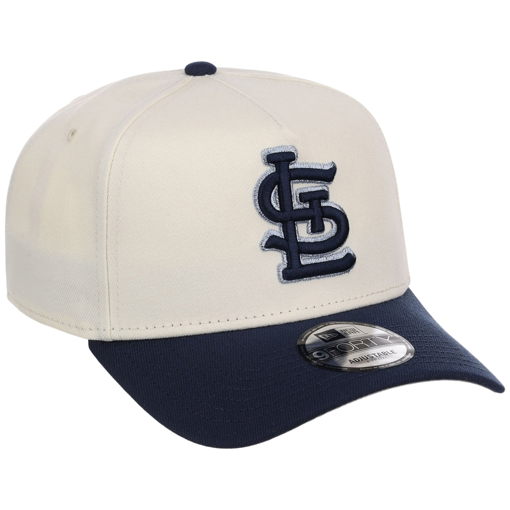 St. Louis Cardinals MLB Chrome x Navy FASHION CORE New Era 9FORTY A-Frame