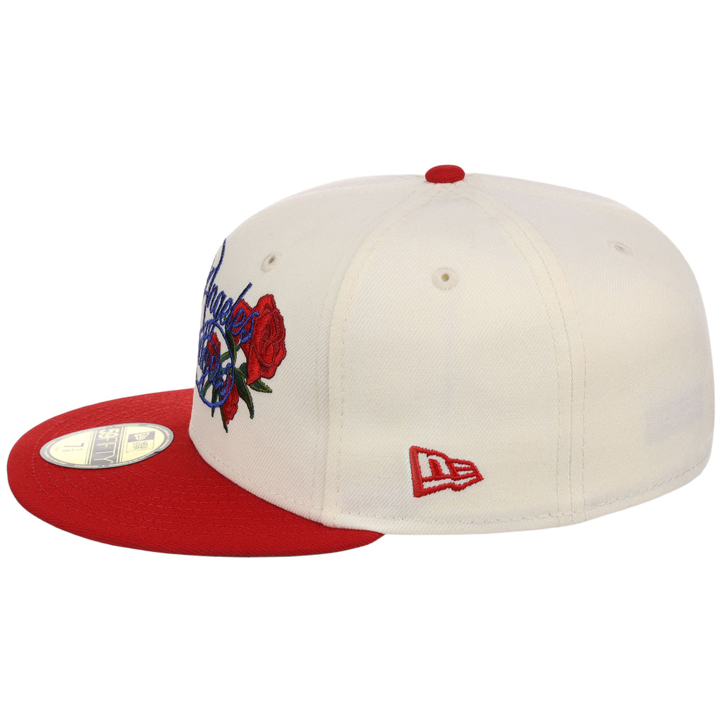 Los Angeles Dodgers Rose Script New Era 59FIFTY
