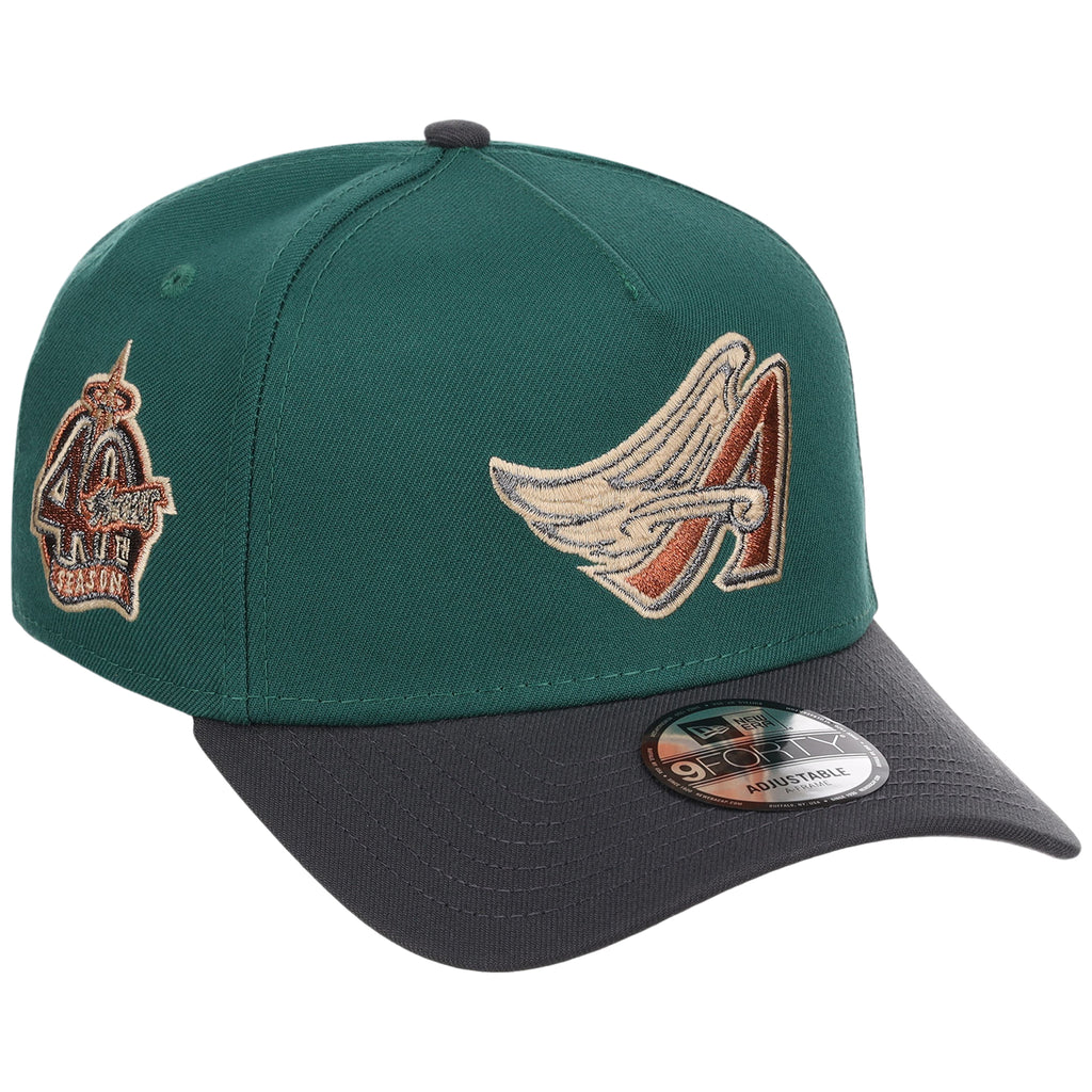 Anaheim Angels MLB Emerald Graphite New Era 9FORTY