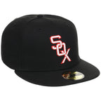 Chicago White Sox MLB Cooperstown Authentic Collection New Era 59FIFTY (Black/Black)