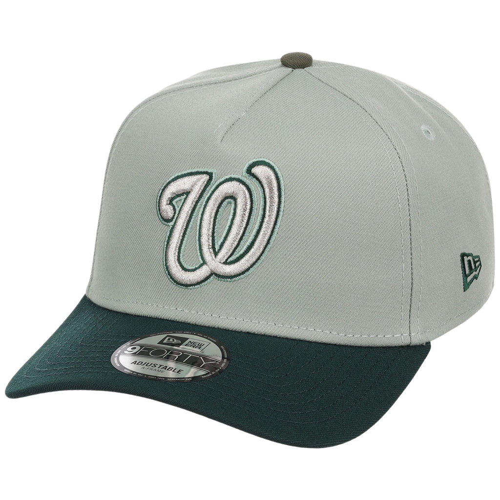 Washington Nationals MLB Everest x Dark Green FASHION CORE New Era 9FORTY A-Frame