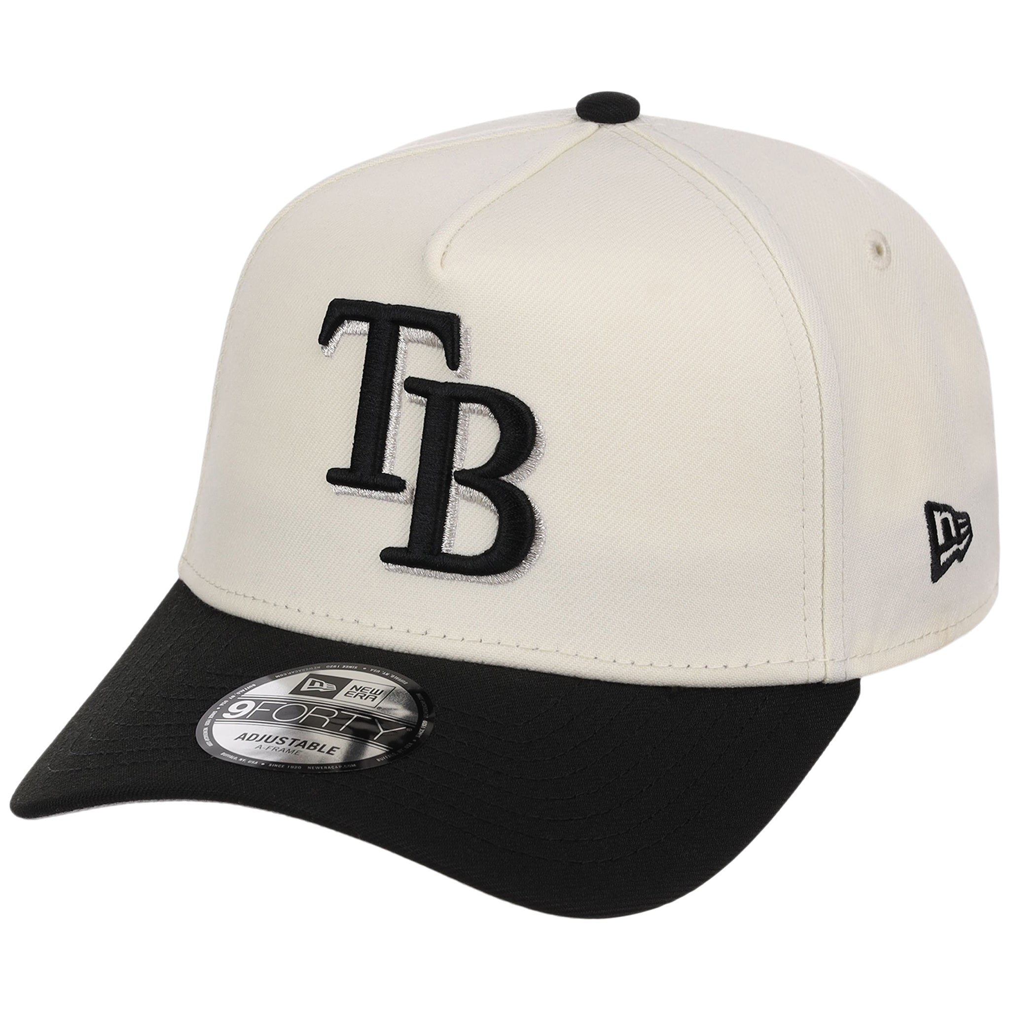 Tampa Bay Rays MLB Chrome x Black FASHION CORE New Era 9FORTY A-Frame