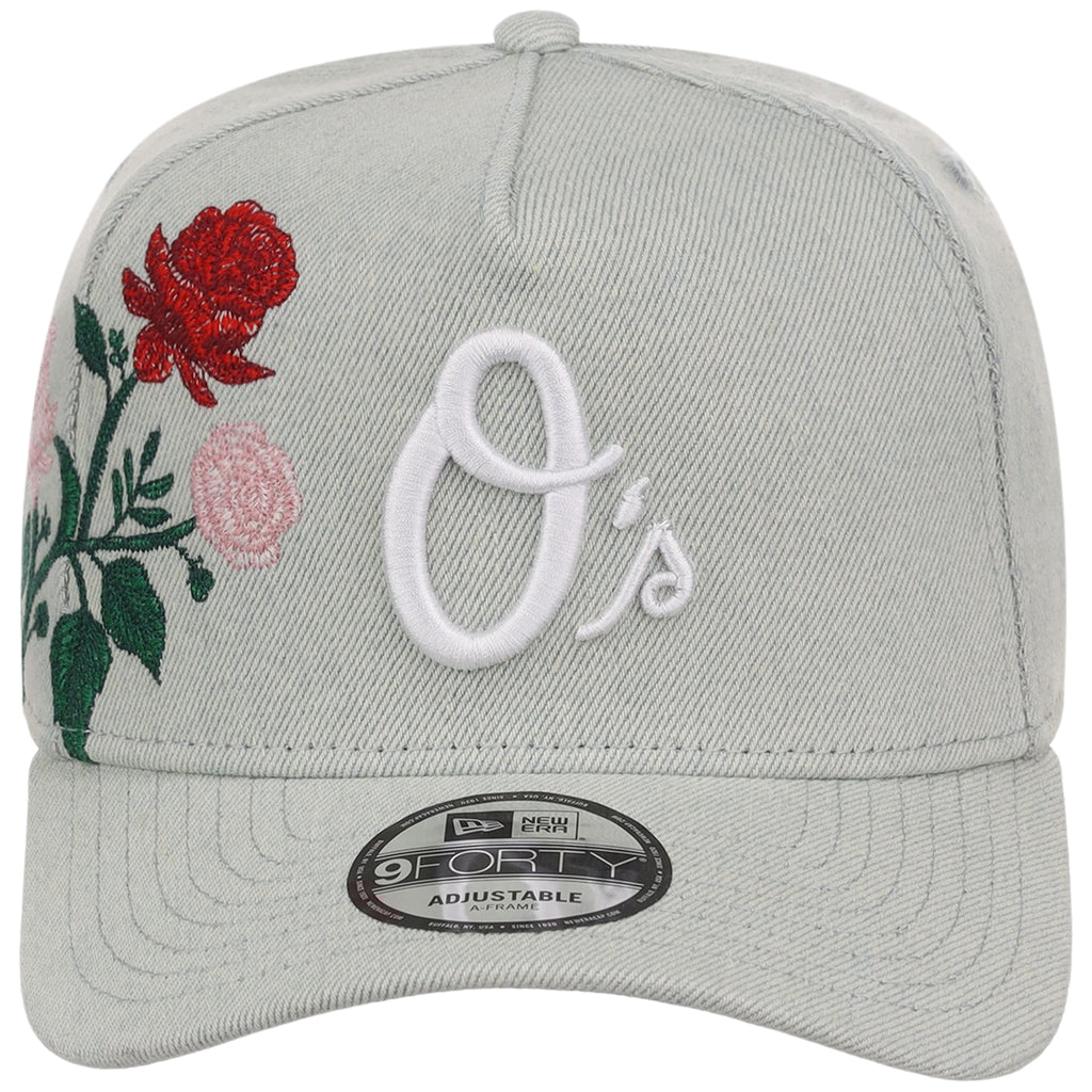Baltimore Orioles MLB Denim Flower New Era 9FORTY