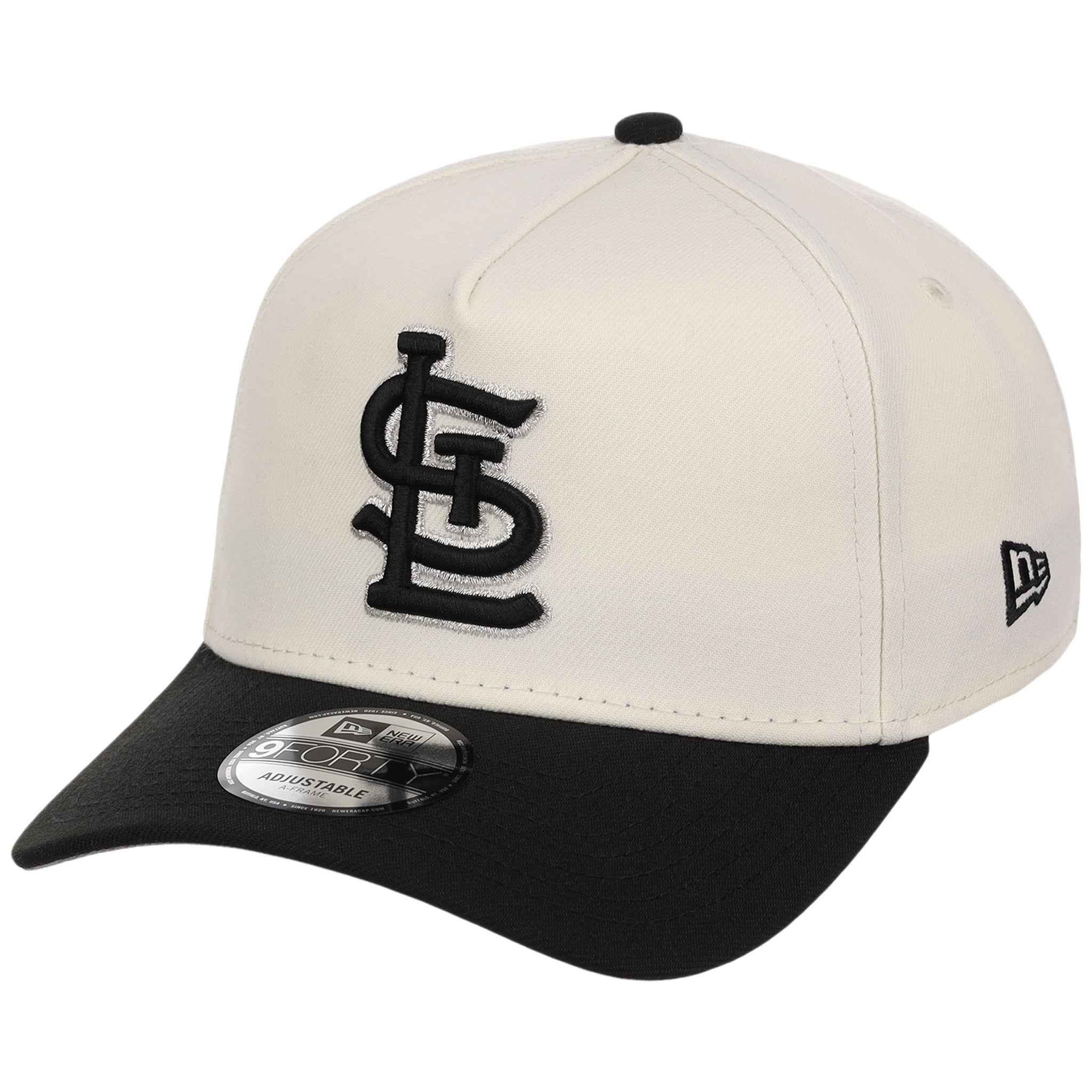 St. Louis Cardinals MLB Chrome x Black FASHION CORE New Era 9FORTY A-Frame
