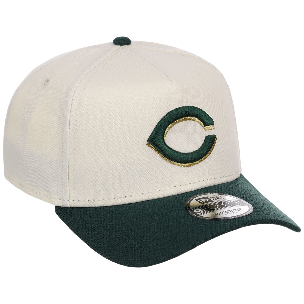 Cincinnati Reds MLB Chrome x Dark Green FASHION CORE New Era 9FORTY A-Frame