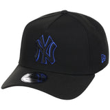 New York Yankees MLB Black x Royal FASHION CORE New Era 9FORTY A-Frame