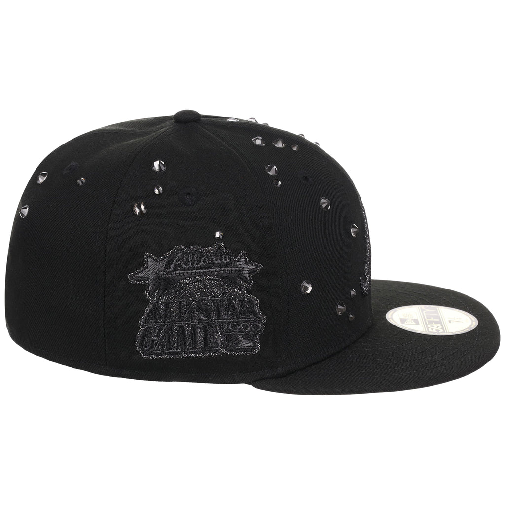Atlanta Braves Quavo Georgia Pack Collection - New Era 59FIFTY "Iced Out" (Black/Black)