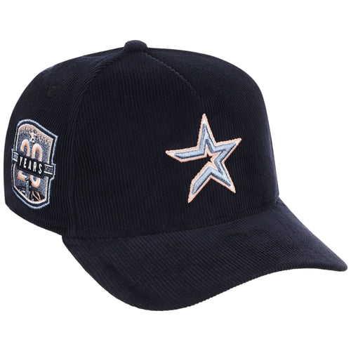 Houston Astros MLB Peach Ice Navy Cord New Era 9FORTY A-Frame