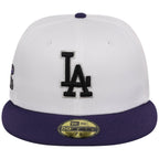 Los Angeles Dodgers Apex Venom New Era 59FIFTY (White/Purple)