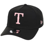 Texas Rangers MLB Black x Pink FASHION CORE New Era 9FORTY A-Frame