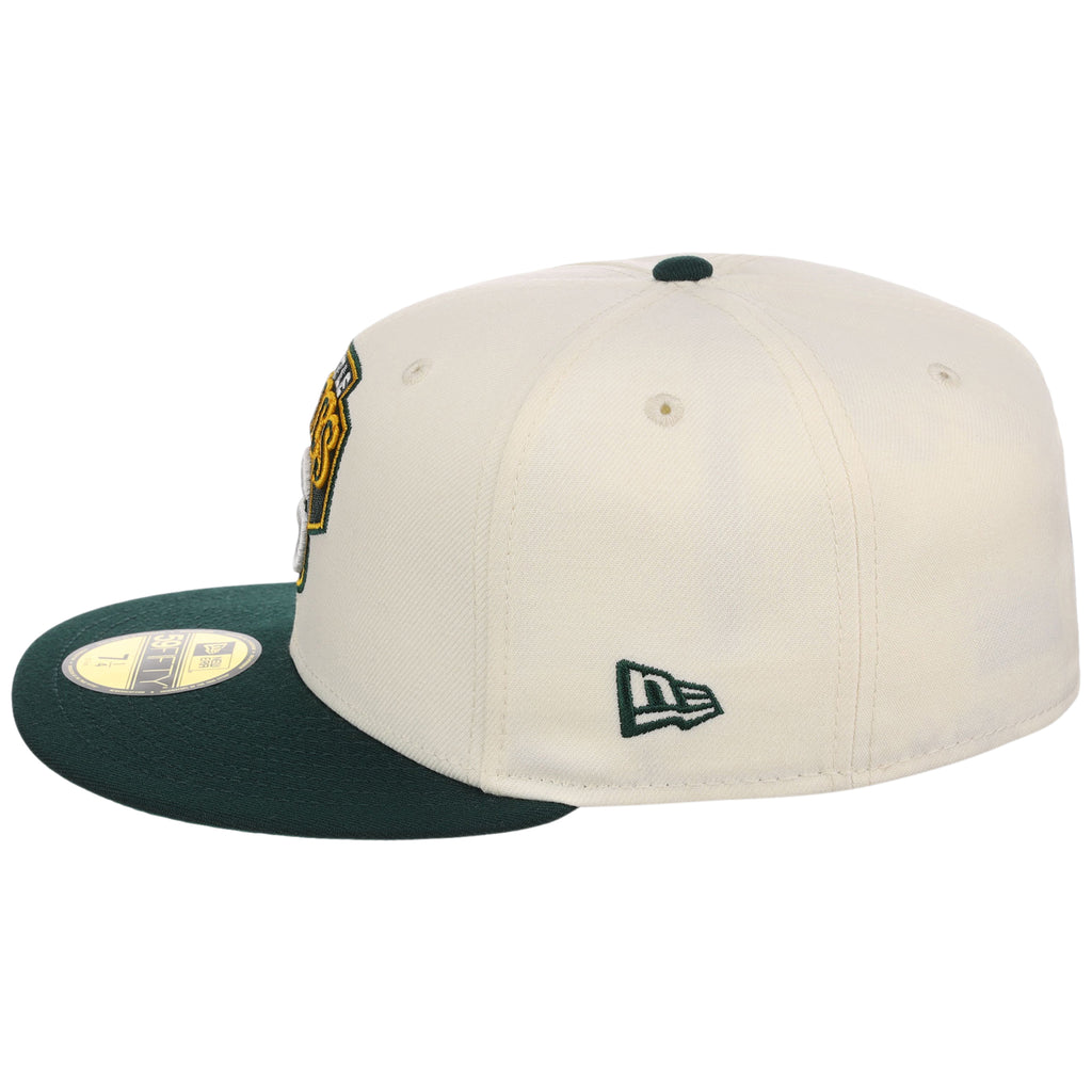 Seattle Supersonics NBA Chrome OTC New Era 59FIFTY (Chrome/Dark Green)