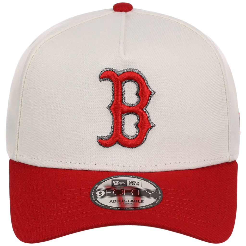 Boston Red Sox MLB Chrome x Red FASHION CORE New Era 9FORTY A-Frame