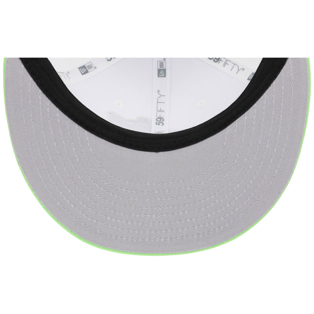 Hub City Spartanburgers MiLB Burger Day New Era 59FIFTY (White/Lime)