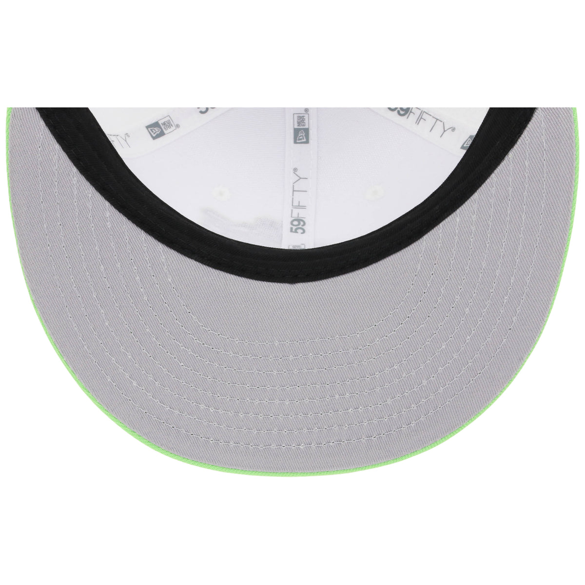 Hub City Spartanburgers MiLB Burger Day New Era 59FIFTY (White/Lime)