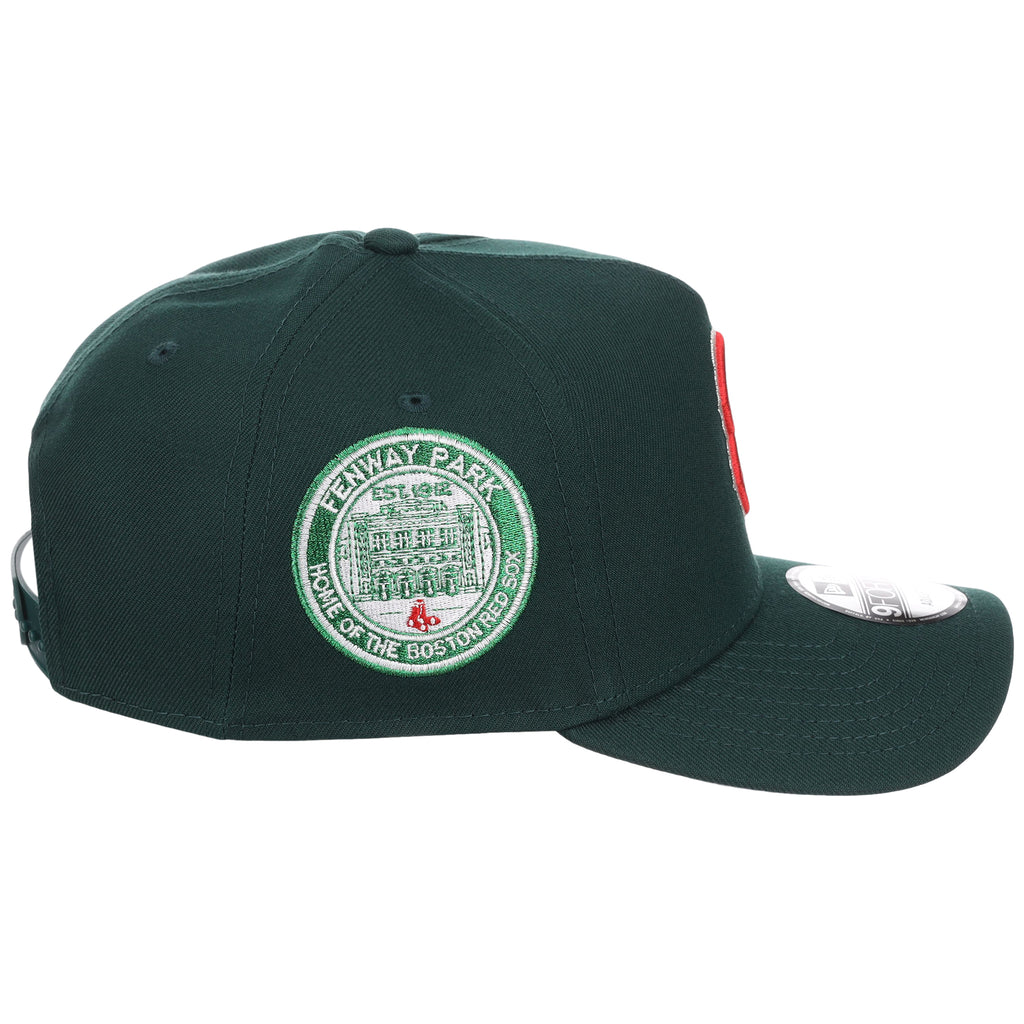 Boston Red Sox MLB Flipmode 2.0 New Era 9FORTY A-Frame (Dark Green/Dark Green/Gray)