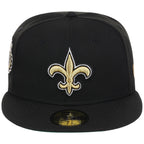 New Orleans Saints NFL Black Dome New Era 59FIFTY