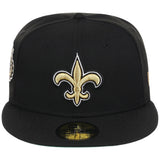 New Orleans Saints NFL Black Dome New Era 59FIFTY