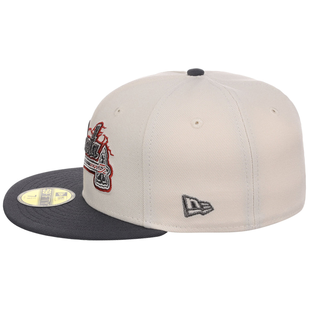 Atlanta Braves MLB Cream x Graphite New Era 59FIFTY – 6