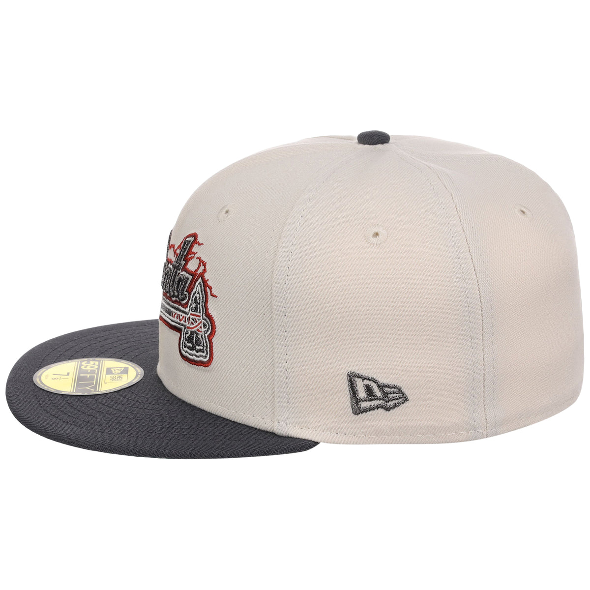 Atlanta Braves MLB Cream x Graphite New Era 59FIFTY – 6