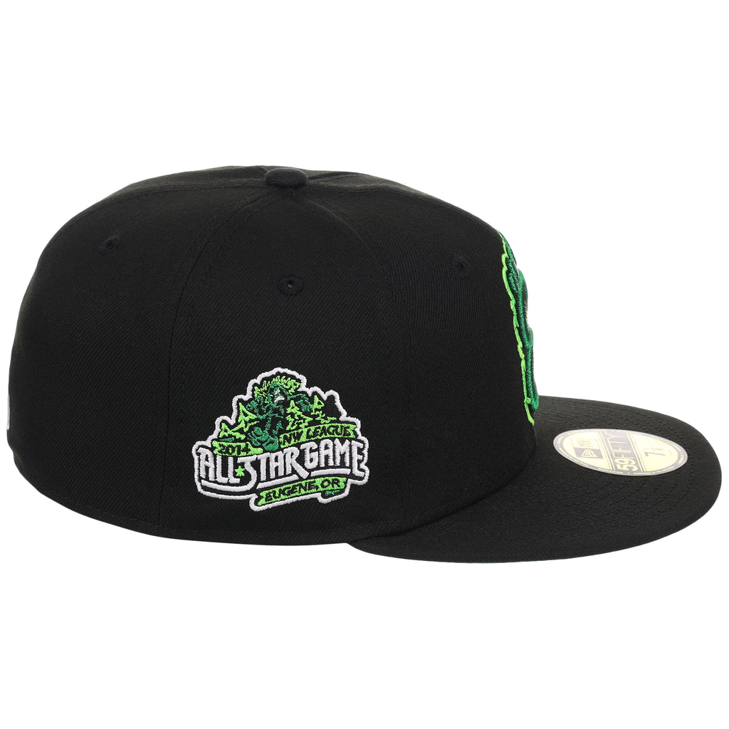 Eugene Emeralds MiLB Black Dome New Era 59FIFTY
