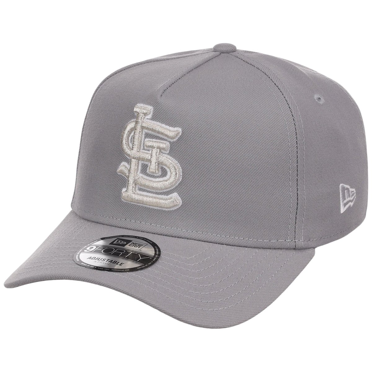 St. Louis Cardinals MLB Gray x White FASHION CORE New Era 9FORTY A-Frame
