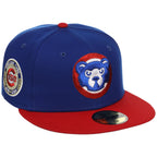 Chicago Cubs Northside Chicago Crown the City New Era 59FIFTY (Royal/Red)